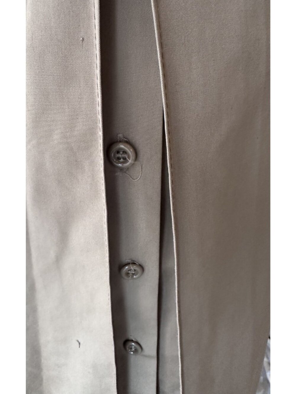 VINTAGE The Jack Set Tan Trench Coat Womens Medium Great Details - Picture 5 of 11
